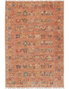 Tappeto Rubin Pakistan 123x180 Ruggine Terracot