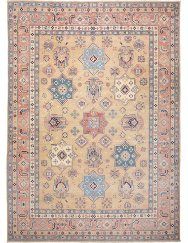 Tappeto Kazak Afghanistan 268x372 Beige Sabbia