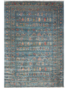 Tappeto Rubin Pakistan 243x348 Blu Petrolio Tur