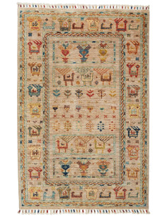 Rug Rubin Pakistan 82x125 Beige Camel Terracott
