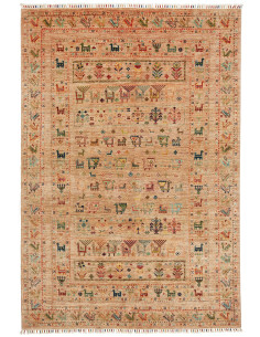 Tappeto Rubin Pakistan 164x244 Beige Sabbia Mul