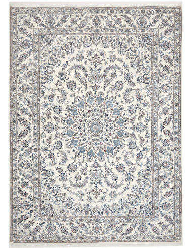 Tappeto Nain Kashmar Persia 248x346 Crema Avori