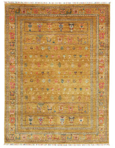 Tappeto Rubin Pakistan 150x206 Giallo Ocra Pred