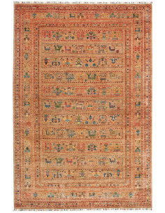 Rug Rubin Pakistan 163x243 Beige Brown Terracot