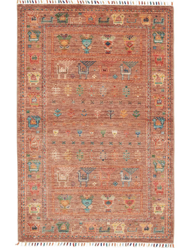 Tappeto Rubin Pakistan 98x149 Terracotta Ruggin