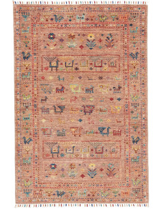 Rug Rubin Pakistan 99x150 Terracotta Sienna Bro