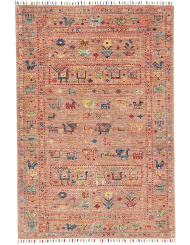 Tappeto Rubin Pakistan 99x150 Terracotta Marron