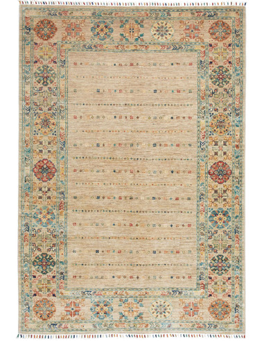 Rug Rubin Pakistan 145x209 Sand Beige Terracott
