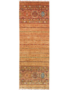 Rug Rubin Pakistan 82x236 Terracotta Orange Bri