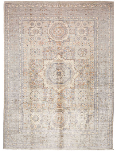 Tappeto Mamlouk Pakistan 242x345 Grigio Beige B