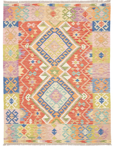 Rug Kilim Afghanistan 152x200 Terracotta Orange