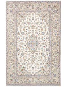 Rug Kashan Persia 190x300 Ivory Cream Beige Pas