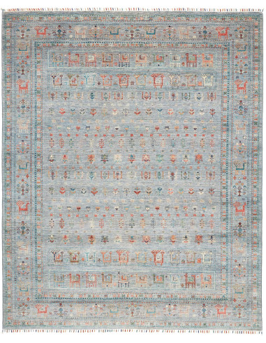 Tappeto Rubin Pakistan 203x250 Azzurro Polvere