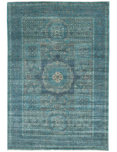 Tappeto Mamlouk Pakistan 204x295 Turchese Blu G