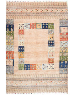 Tappeto Siva Pakistan 207x307 Beige Sabbia Blu