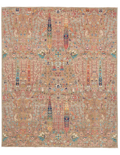 Rug Shahi Fine Pakistan 201x244 Taupe Beige Blu