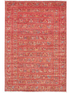 Tappeto Rubin Pakistan 202x297 Rosso Terracotta