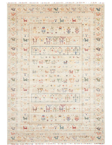 Rug Rubin Pakistan 170x241 Beige Cream Multicol