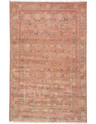 Tappeto Rubin Pakistan 197x309 Terracotta Rosso