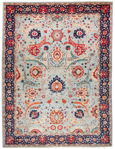 Tappeto Aryana Fine Pakistan 311x409 Azzurro Bl