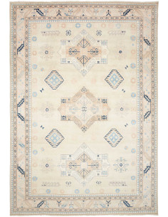 Rug Kazak Afghanistan 301x436 Ivory Cream Light