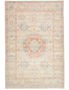Rug Kazak Afghanistan 205x300 Beige Light Terra