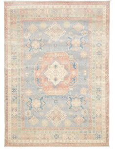 Rug Kazak Afghanistan 205x283 Grey Blue Dusty R