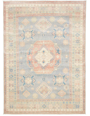 Rug Kazak Afghanistan 205x283 Grey Blue Dusty R