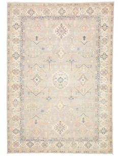 Tappeto Kazak Afghanistan 201x283 Grigio Chiaro