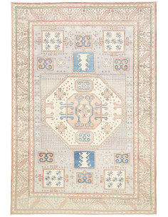 Tappeto Kazak Afghanistan 202x297 Grigio Perla