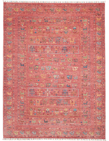 Rug Rubin Pakistan 176x235 Terracotta Blue