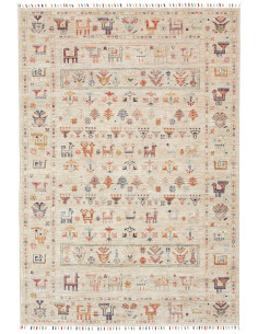 Tappeto Rubin Pakistan 126x181 Beige Multicolor
