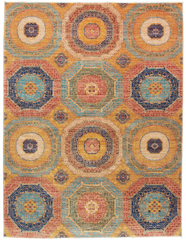 Tappeto Mamlouk Pakistan 149x200 Oro Ocra