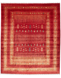 Rug Siva Pakistan 240x298 Red Terracotta
