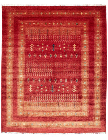 Rug Siva Pakistan 240x298 Red Terracotta