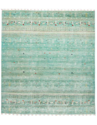 Tappeto Siva Pakistan 249x275 Turchese Acquamar
