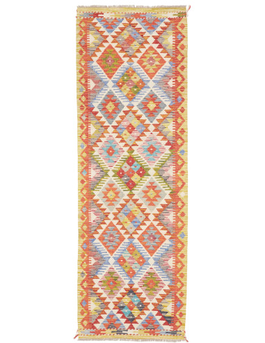 Tappeto Kilim Afghanistan 80x247 Arancione Terr