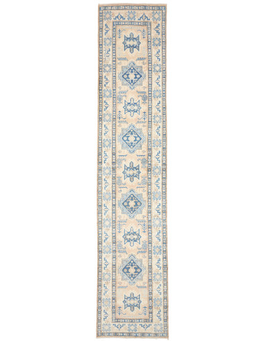 Rug Kazak Afghanistan 77x373 Beige Cream