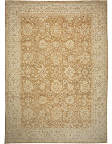 Tappeto Bamyan Pakistan 305x426 Beige Oro Crema