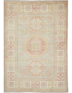 Tappeto Kazak Afghanistan 120x172 Azzurro Verde