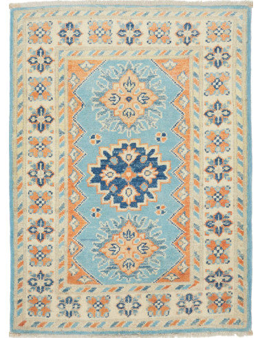 Rug Kazak Afghanistan 64x86 Light Blue Turquois
