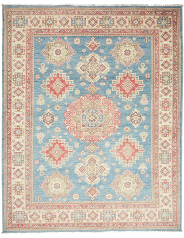 Tappeto Kazak Afghanistan 174x228 Azzurro Beige