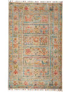 Tappeto Rubin Pakistan 81x129 Beige Sabbia Azzu