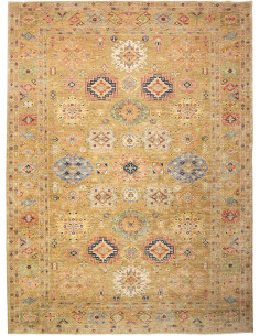 Rug Kazak Fine Pakistan 279x374 Golden Olive Gr