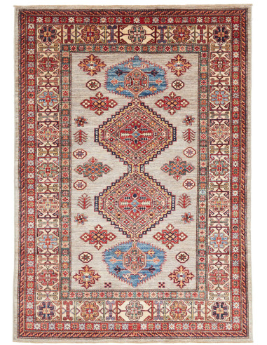 Rug Kazak Fine Pakistan 149x207 Light Grey Beig