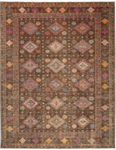 Tappeto Kazak Fine Pakistan 241x313 Marrone Scu