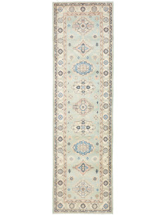 Rug Kazak Afghanistan 84x294 Aqua Green Light G