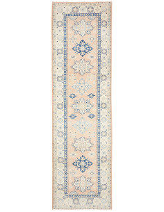 Rug Kazak Afghanistan 83x290 Soft Pink Indigo B