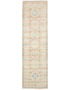 Rug Kazak Afghanistan 84x300 Beige Salmon Powde