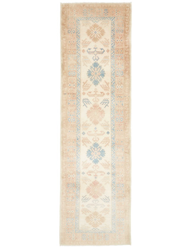 Rug Kazak Afghanistan 81x276 Beige Cream Blue P